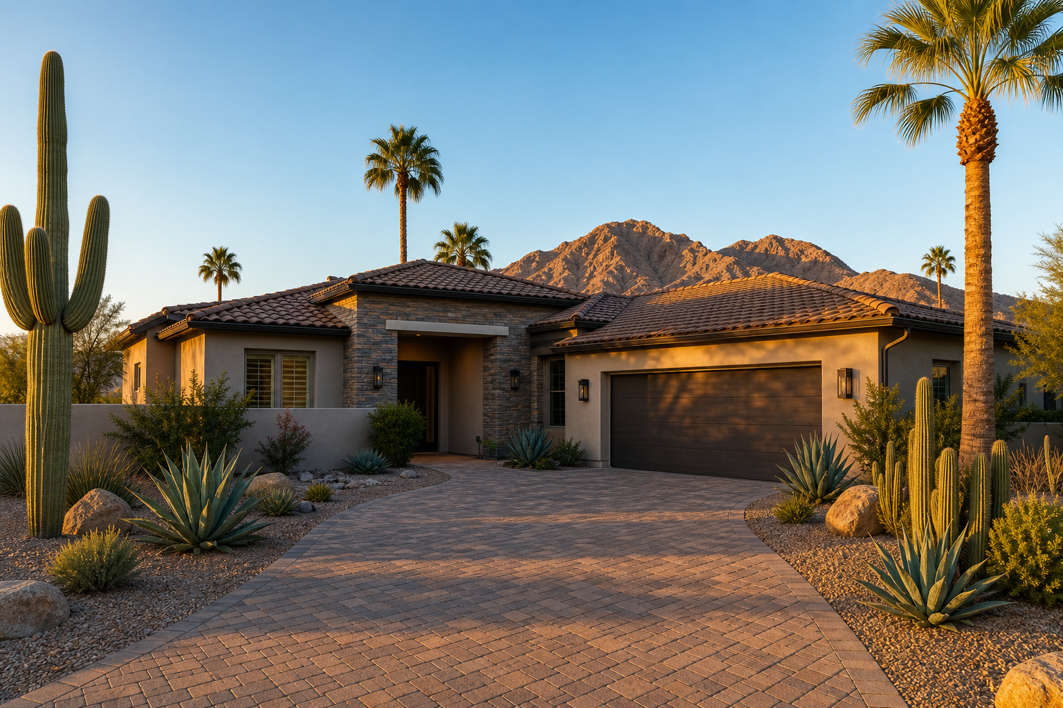 Arizona home at sunset illustrating how long it takes to sell a home in Arizona